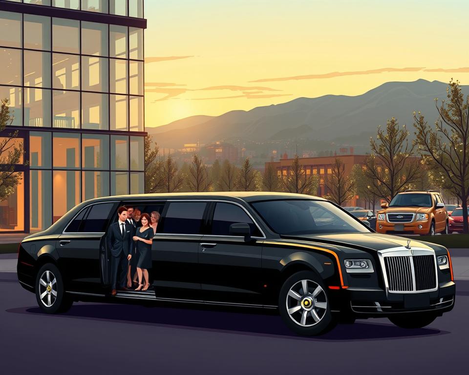 Sedan and limousine service near me Coors Field
